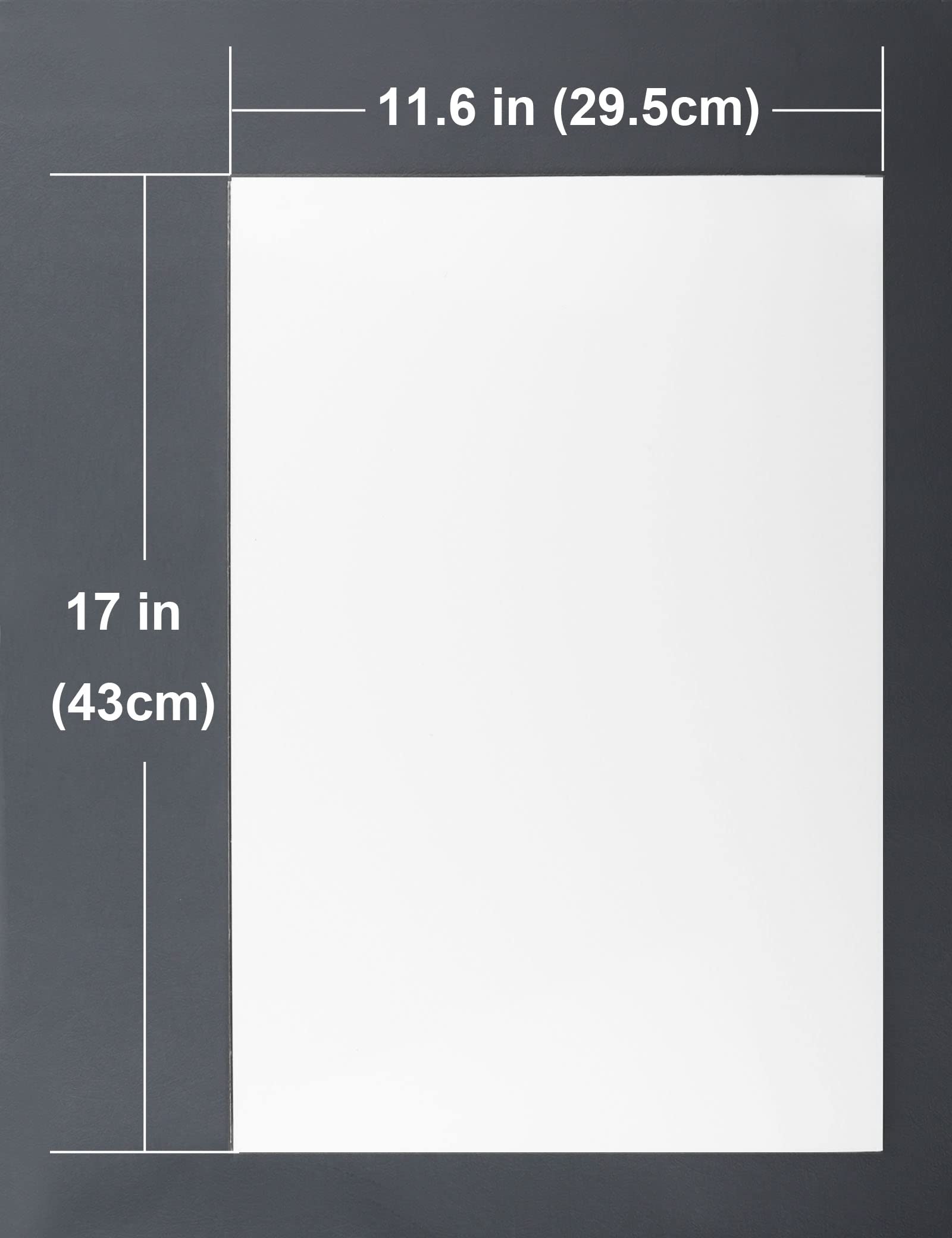 Mr.Power 11.6 x 17 Inch DIY Blank Guitar Bass Pickguard Material Scratch Plate Sheet Backplate for Strat Tele Fender Guitar Jazz